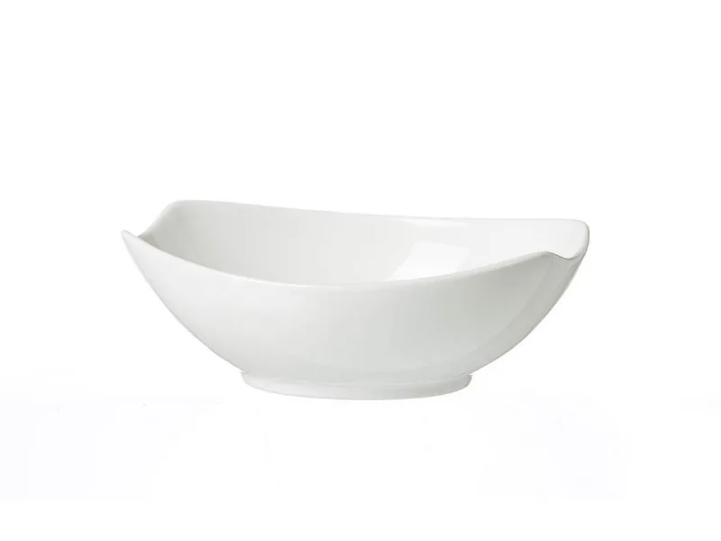 Schüssel oval weiß 15,9 x 12,2 x 5,5 cm